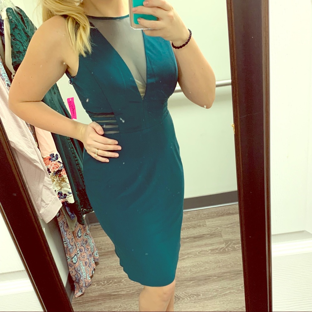 NWT Teal Homecoming Formal Dress